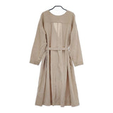 KURASHI&Trips ベルト付き アトリエコート コート ベージュ レディース クラシアンドトリップス/北欧、暮らしの道具店【中古】5-0402M∞