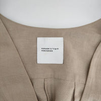 KURASHI&Trips ベルト付き アトリエコート コート ベージュ レディース クラシアンドトリップス/北欧、暮らしの道具店【中古】5-0402M∞