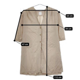 KURASHI&Trips ベルト付き アトリエコート コート ベージュ レディース クラシアンドトリップス/北欧、暮らしの道具店【中古】5-0402M∞