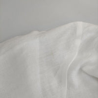 atelier naruse na-F02024 リネンスタンドオフカラー ブラウス シャツ オフホワイト レディース アトリエナルセ【中古】5-0402M∞