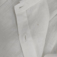atelier naruse na-F02024 リネンスタンドオフカラー ブラウス シャツ オフホワイト レディース アトリエナルセ【中古】5-0402M∞
