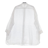 R&D.M.Co- リネン チュニックシャツ ロング ブラウス シャツ ホワイト レディース オールドマンズテーラー【中古】5-0402M∞