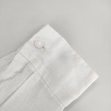 R&D.M.Co- リネン チュニックシャツ ロング ブラウス シャツ ホワイト レディース オールドマンズテーラー【中古】5-0402M∞