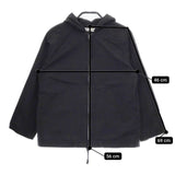 Charpentier de Vaisseau ジャケット コットンリネン ブルゾン ブラック レディース シャルパンティエドゥヴェッソ【中古】5-0402M∞