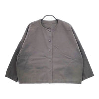 Lin francais d'antan Rohe ローエ コットン  ジャケット チャコールグレー レディース ランフランセダンタン【中古】5-0402M∞