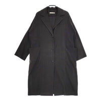 evam eva コットン E181T035 コート ブラック レディース エヴァムエヴァ【中古】5-0402M∞