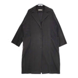 evam eva コットン E181T035 コート ブラック レディース エヴァムエヴァ【中古】5-0402M∞