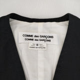 COMME des GARCONS COMME des GARCONS AD2011 コットン ジレ S ベスト AD2011 ブラック レディース コムデギャルソン/コムコム【中古】4-1022M♪