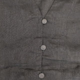 atelier naruse linen shirt cardigan リネンシャツカーディガン 定価20350円 na-t02001 ブラウス シャツ ブラック レディース アトリエナルセ【中古】5-0402M∞