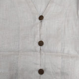 atelier naruse linen shirt cardigan リネンシャツカーディガン 定価20350円 na-t02002 ブラウス シャツ ベージュ レディース アトリエナルセ【中古】5-0402M∞