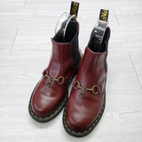 Needles/Dr.Martens 2976 SNAFFLE CHELSEA BOOTS チェルシーブーツ サイドゴア UK4 サイズ23cm 26908600 ブーツ エンジ レディース ニードルス/ドクターマーチン【中古】4-0918G◎