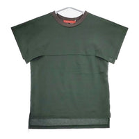 Mint Designs コットンポリエステル 半袖Ｔシャツ カットソー グリーン レディース ミントデザインズ【中古】5-0724S∞