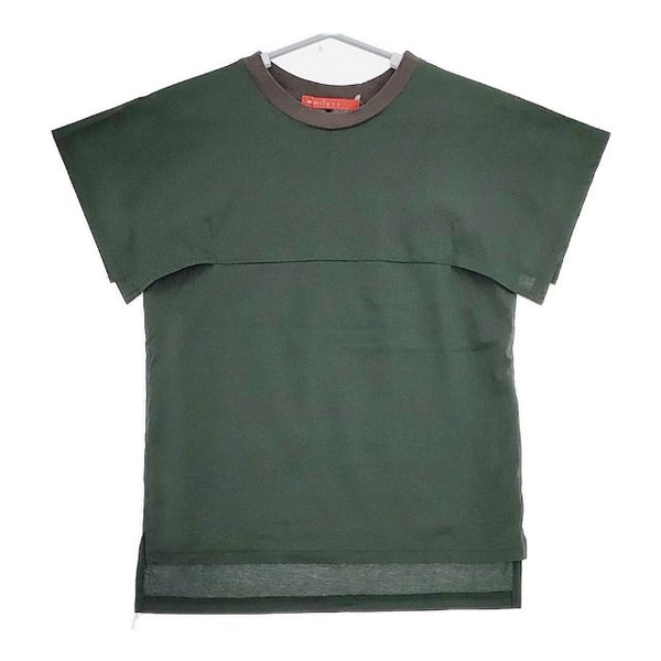 Mint Designs コットンポリエステル 半袖Ｔシャツ カットソー グリーン レディース ミントデザインズ【中古】5-0724S∞