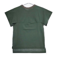 Mint Designs コットンポリエステル 半袖Ｔシャツ カットソー グリーン レディース ミントデザインズ【中古】5-0724S∞