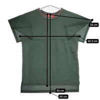 Mint Designs コットンポリエステル 半袖Ｔシャツ カットソー グリーン レディース ミントデザインズ【中古】5-0724S∞