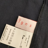 Mint Designs 半袖 総柄プリント TOILE DE JOUY BLOUSE ブラウス シャツ ブラック ホワイト レディース ミントデザインズ【中古】5-0724S∞