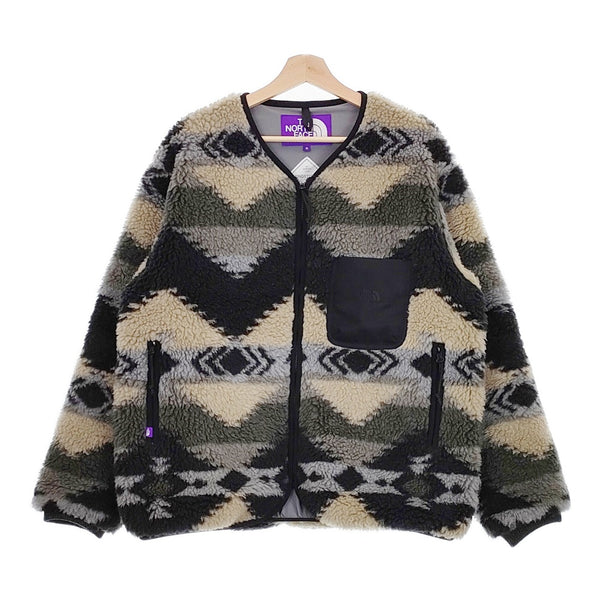 THE NORTH FACE PURPLE LABEL Wool Boa WINDSTOPPER Field Cardigan 23AW グレー ブラック ザノースフェイスパープルレーベル【中古】4-1105A♪