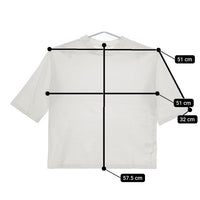 BEAUTY&YOUTH UNITED ARROWS 五分袖 コットン Ｔシャツ カットソー ホワイト レディース ビューティアンドユース【中古】5-0504M∞