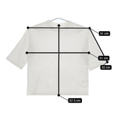 BEAUTY&YOUTH UNITED ARROWS 五分袖 コットン Ｔシャツ カットソー ホワイト レディース ビューティアンドユース【中古】5-0504M∞