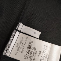 KBF 2WAYスリットセットアップ ノースリーブトップス イージーパンツ セットアップ ブラック レディース ケービーエフ【中古】5-0724S∞