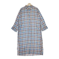 JOURNAL STANDARD TCチェックシャツワンピース ポリエステルコットン ワンピース ブルー レッド レディース ジャーナルスタンダード【中古】5-0126M∞
