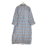 JOURNAL STANDARD TCチェックシャツワンピース ポリエステルコットン ワンピース ブルー レッド レディース ジャーナルスタンダード【中古】5-0126M∞