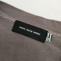 GOOD ROCK SPEED indian T-shirts インディアン プリント 顔料染め 加工 半袖Ｔシャツ カットソー ブラウン レディース グッドロックスピード【中古】5-0724S∞