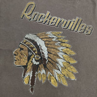 GOOD ROCK SPEED indian T-shirts インディアン プリント 顔料染め 加工 半袖Ｔシャツ カットソー ブラウン レディース グッドロックスピード【中古】5-0724S∞