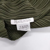 PLEATS PLEASE ISSEY MIYAKE プリーツ PP81-JK722 ノースリーブ Ｔシャツ カットソー カーキ レディース プリーツプリーズ【中古】5-0601S∞