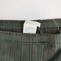 PLEATS PLEASE ISSEY MIYAKE  エンボス加工 星柄 スター PP81-JG146 スカート カーキ レディース プリーツプリーズ【中古】5-0126M∞