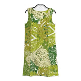 PLEATS PLEASE ISSEY MIYAKE プリーツ チュニック PP91-JK605 ノースリーブ ワンピース グリーン レディース プリーツプリーズ【中古】5-0601S∞