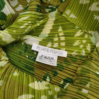 PLEATS PLEASE ISSEY MIYAKE プリーツ チュニック PP91-JK605 ノースリーブ ワンピース グリーン レディース プリーツプリーズ【中古】5-0601S∞