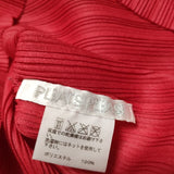 PLEATS PLEASE ISSEY MIYAKE プリーツ ハイネック タートルネック PP83-FK356 長袖Ｔシャツ カットソー ロンＴ レッド レディース プリーツプリーズ【中古】4-1002M∞