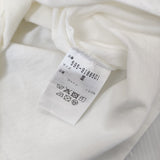 MHL. 595-9168501 PRINTED COTTON JERSEY サイズ3 ロゴ ポケット 半袖Ｔシャツ カットソー ホワイト レディース エムエイチエル【中古】5-0708S♪