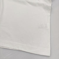 MHL. 595-9168501 PRINTED COTTON JERSEY サイズ3 ロゴ ポケット 半袖Ｔシャツ カットソー ホワイト レディース エムエイチエル【中古】5-0708S♪