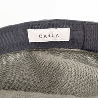 CA4LA リネン混 KUB00943 帽子 ベレー帽 カーキ カシラ【中古】5-0605M◎