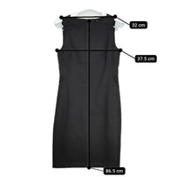 theory ノースリーブドレス Tailor Betty2B ウール ワンピース ブラック レディース セオリー【中古】5-0720S∞