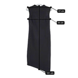 Banana Republic 新品 アシンメトリー ノースリーブドレス ワンピース ブラック レディース バナナリパブリック【中古】5-0720S∞