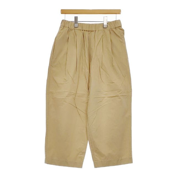 R&D.M.Co- コットン クロップドパンツ イージー パンツ ベージュ レディース オールドマンズテーラー【中古】5-0504G∞