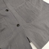 Lin francais d'antan コットン ミドル コート グレー レディース ランフランセダンタン【中古】5-0504M∞