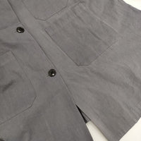 Lin francais d'antan コットン  ミドル コート グレー レディース ランフランセダンタン【中古】5-0504M∞