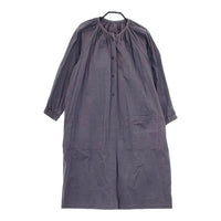 Lin francais d'antan Rousseau ルソー コットン アトリエ コート グレー レディース ランフランセダンタン【中古】5-0504M∞