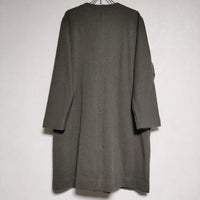 evam eva press wool coat 定価41800円 E183K062 プレスウール コート チャコールグレー レディース エヴァムエヴァ【中古】4-0925T∞