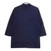 ALWEL DM-2 ハイネック 3/4 SLV HIGH NECK T Ｔシャツ カットソー ネイビー レディース オルウェル【中古】5-0410M∞