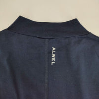 ALWEL DM-2 ハイネック 3/4 SLV HIGH NECK T Ｔシャツ カットソー ネイビー レディース オルウェル【中古】5-0410M∞