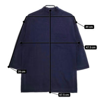 ALWEL DM-2 ハイネック 3/4 SLV HIGH NECK T Ｔシャツ カットソー ネイビー レディース オルウェル【中古】5-0410M∞