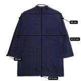ALWEL DM-2 ハイネック 3/4 SLV HIGH NECK T Ｔシャツ カットソー ネイビー レディース オルウェル【中古】5-0410M∞