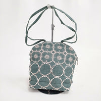 mina perhonen 未使用品 muffin bag 刺繍 anemone tambouine acs9856 トートバッグ グリーン ライトピンク レディース ミナペルホネン【中古】5-0207G◆