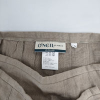 O'NEIL OF DUBLIN XS リネン 巻き ラップ ロングスカート ベージュ レディース オニールオブダブリン【中古】5-0410M∞