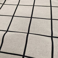 HYKE PLAID JAQUARD SWEATER サイズ1 セーター ニット 22SS ベージュ ブラック レディース ハイク【中古】5-0223M♪